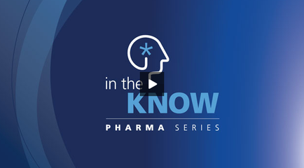 A logo for a podcast called "In the Know dharma Series". The background is a gradient of blue and purple with a wave-like design on the left side. In the center of the logo there is a white silhouette of a person's head with a blue star in the middle. The person's face is facing towards the right side of the image. Below the silhouette there are white text that reads "in the know" and "dharma series" in a modern sans-serif font. The overall design is simple and minimalist.