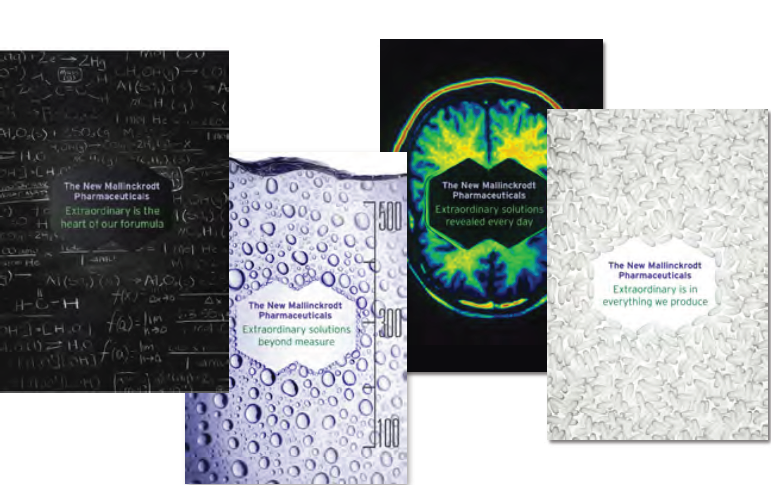 Three books or pamphlets with different designs and text on them. The first book on the left is black with white text that reads "The New Malnourished Pharmaceuticals: Extraordinary solutions to the heart of our formula". The second book in the middle is white with a blue and yellow design. The third book is blue with a purple and white design. All three books have the same text on the cover. The text on each book is written in a modern font and is in a sans-serif font. The background of the image is white.