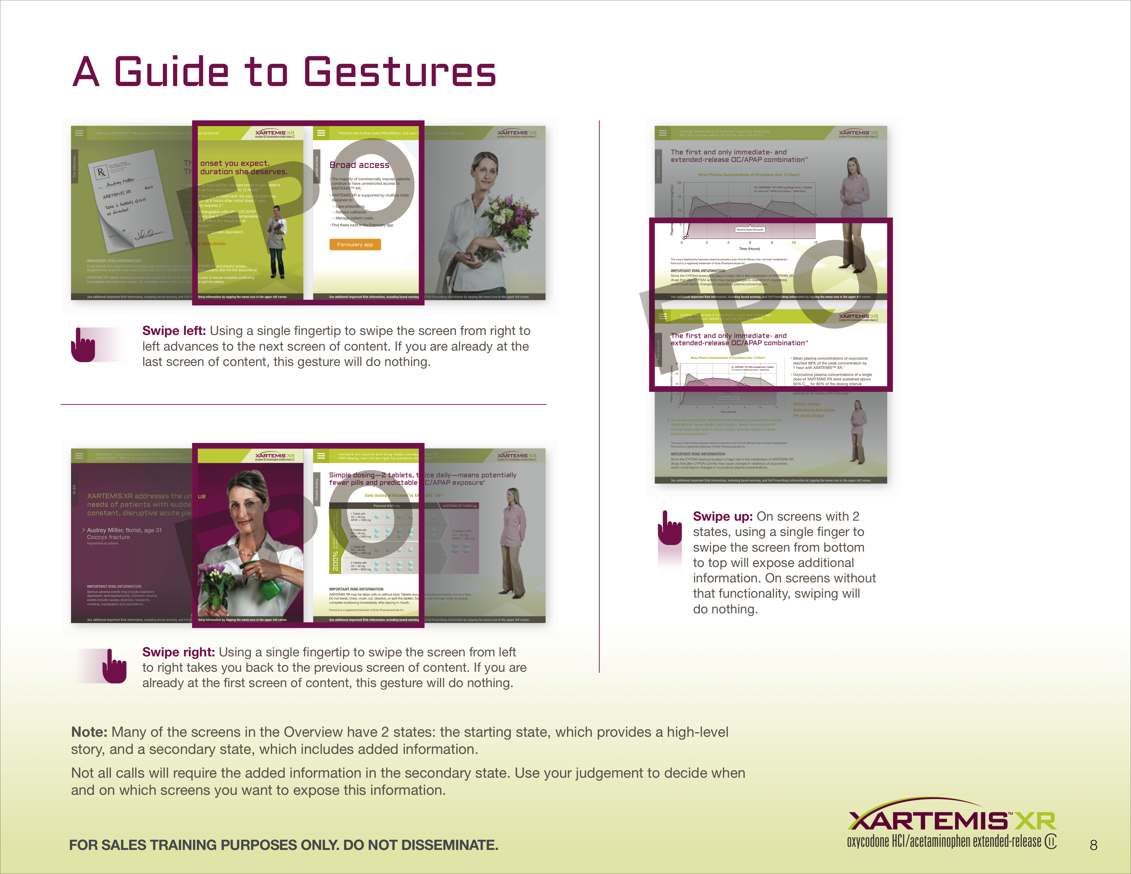 A guide to gestures for sales training purposes only. It is divided into three sections. <br /><br />The first section on the left side of the image has a title that reads "A Guide to Gestures" in bold black font. Below the title there is an image of a woman holding a bouquet of flowers and smiling. The second section has a brief description of the guide which explains how to use the guide and how to navigate it. The third section has an illustration of a person standing in front of a computer screen with a pink background.<br /><br />At the bottom of the page there are two bullet points that explain the guide's purpose. The first bullet point explains that the guide is designed to help businesses understand the different types of gestures and how they can be used to improve their sales performance. The fourth bullet point provides a brief explanation of how the guide can be applied to the user's skills and abilities. The fifth bullet point mentions that the user can use a high-level approach to improve the user experience and improve their overall performance.