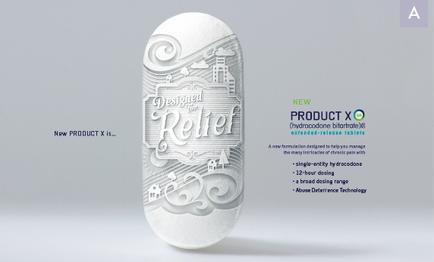 A 3D rendering of an oval-shaped object with a white background. The object appears to be made of a smooth glossy material and has a textured surface. The text on the object reads "Designed Relief" in a bold cursive font. Below the text there is an illustration of a cityscape with buildings trees and a river. The illustration is in a light grey color and is surrounded by a decorative border. On the right side of the image there are three options - "New PRODUCT X" "Product X" and "A". The text is in black and is in all caps. The options are arranged in a grid-like pattern with each option having a different color and design. The overall design is modern and minimalist.