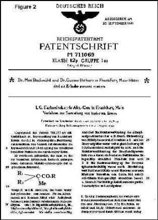 A scanned copy of a document titled "Deutsches Reich" (German Patent Office) from September 1944. The document is titled "Patentschrift" and is written in German. <br /><br />At the top of the page there is a logo of the German coat of arms which is a shield with an eagle on top and the words "Deutschland Reich" written below it. Below the logo there are two lines of text one in German and one in English. The text is in black and white and appears to be a list of patents or patents.<br /><br />The first line of text on the left side of the image is the title of the document which reads "Dr. M.M. Bockmann and Dr. Günstler Ehrhardt in Frankfurt Main-Höben" and the second line is the description of the patent. The first line is a description of a patent which states that it is a patent for a patent that is used by the German government in the early 20th century. The second line reads "L.G. Fuhrmann A.K.C.G. Gen. Frankfurter W.A." and the third line is an explanation of the patents. The image also includes a brief description of each patent and its purpose.