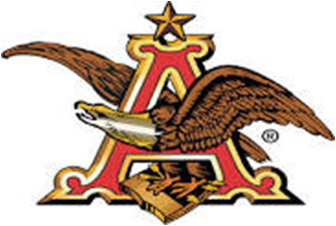 A logo or emblem of an eagle with its wings spread wide and its head turned to the side. The eagle is perched on top of a red letter "A" with a gold star above it. The letter is surrounded by a gold border with a red and gold design. Below the letter there is a gold shield with a lion's head on top. The overall color scheme of the logo is red gold and black. The logo appears to be a heraldic or military emblem.