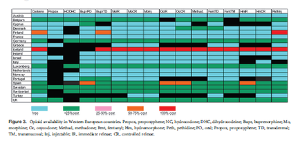 A table that shows the number of people who have been diagnosed with cancer in Western European countries. The table is divided into three columns each representing a different country. The first column is labeled "Figure 3. Opioid availability in Western Europe countries: Propolis Propolis-propolis N.C. hydroxide DHC hydrochloric acid hydroxychloroquine pupa hyphenophosphine and hydrochloride. The second column is titled "Hydroxide" and shows the percentage of people diagnosed with the condition. The third column is numbered "Free" and has a list of the countries that have been affected by the condition with the highest percentage being "Free". At the bottom of the table there is a legend that explains the meaning of each color in the table. The colors used in the chart are blue green red orange and yellow. The text on the table provides further information about the condition and the percentage.