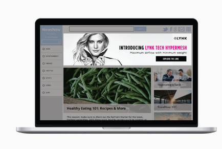 A screenshot of a laptop screen displaying the homepage of a website called "link teach Hypermesh". The website has a modern and sleek design with a black and white color scheme. On the left side of the screen there is a navigation bar with various options such as "newsboy" "Home" "About" and "About Us". Below the navigation bar there are two images - one of a woman with long blonde hair and the other of a pile of green beans. The woman is wearing a black jacket and has a serious expression on her face. On the top right corner of the page the website's logo is displayed in white text. Below the logo it reads "Introducing link teach hypermesh" and below that it says "Maximum airflow with minimum weight". On the bottom right corner it states that the website offers healthy eating 101 recipes and more. There are also images of people working together in a kitchen and a cityscape in the background. The overall theme of the website is clean and minimalist.