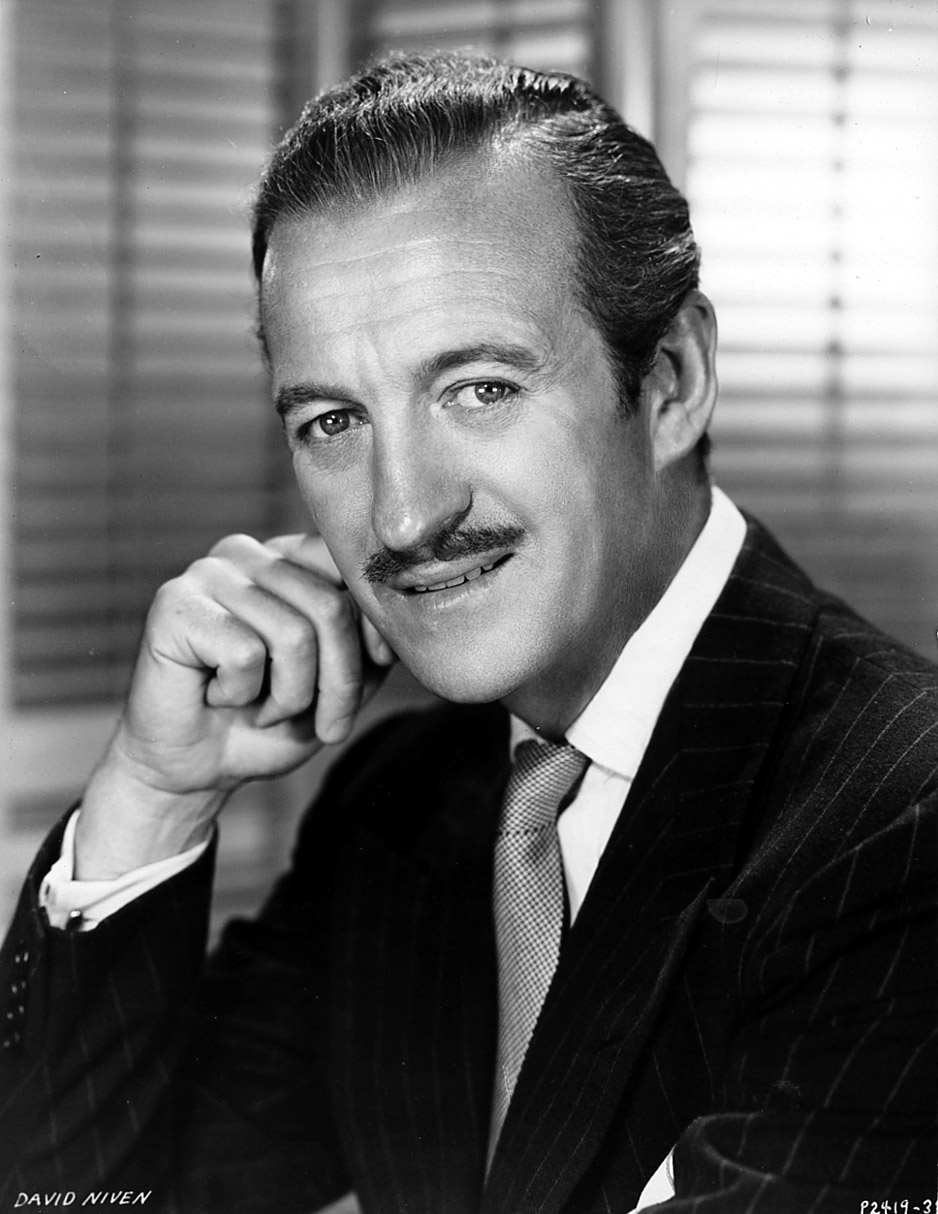 A black and white portrait of a man. He is wearing a suit and tie and has a mustache. He has a serious expression on his face and his hand is resting on his chin. The background is blurred but it appears to be a room with a window and blinds. The man is looking directly at the camera with a slight smile on his lips.