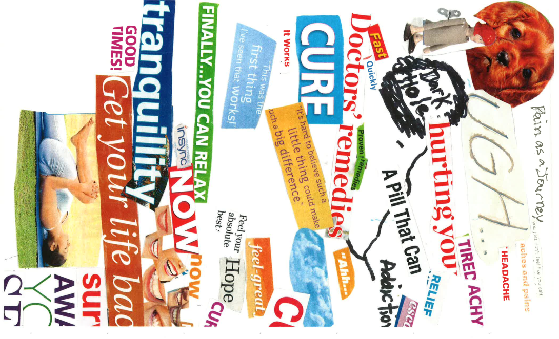 A collage of various words and phrases scattered around a white background. The words are in different sizes and colors including red blue green yellow and orange. Some of the words are written in a playful font while others are in a more abstract style.<br /><br />In the center of the image there is a large orange dog with its head tilted to the side. The dog appears to be looking directly at the viewer with a mischievous expression. On the top right corner there are two small figures one of a man and the other of a woman with their arms around each other's shoulders. The man is wearing a suit and tie and the woman is holding a book in her hand. The background is white and there are several smaller words scattered throughout the image in different colors and fonts. The overall effect is one of chaos and confusion.